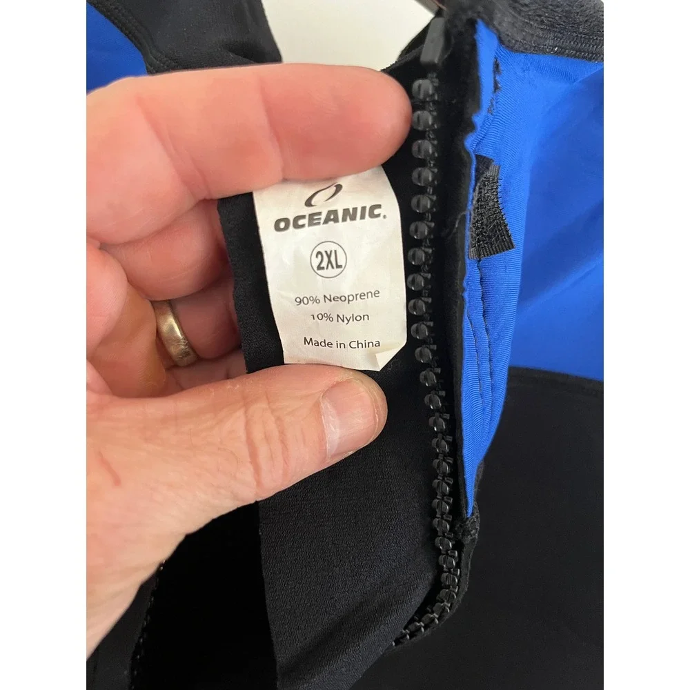 Oceanic‎ Ultra 2.0 Shorty Wetsuit Black Blue Neoprene Scuba